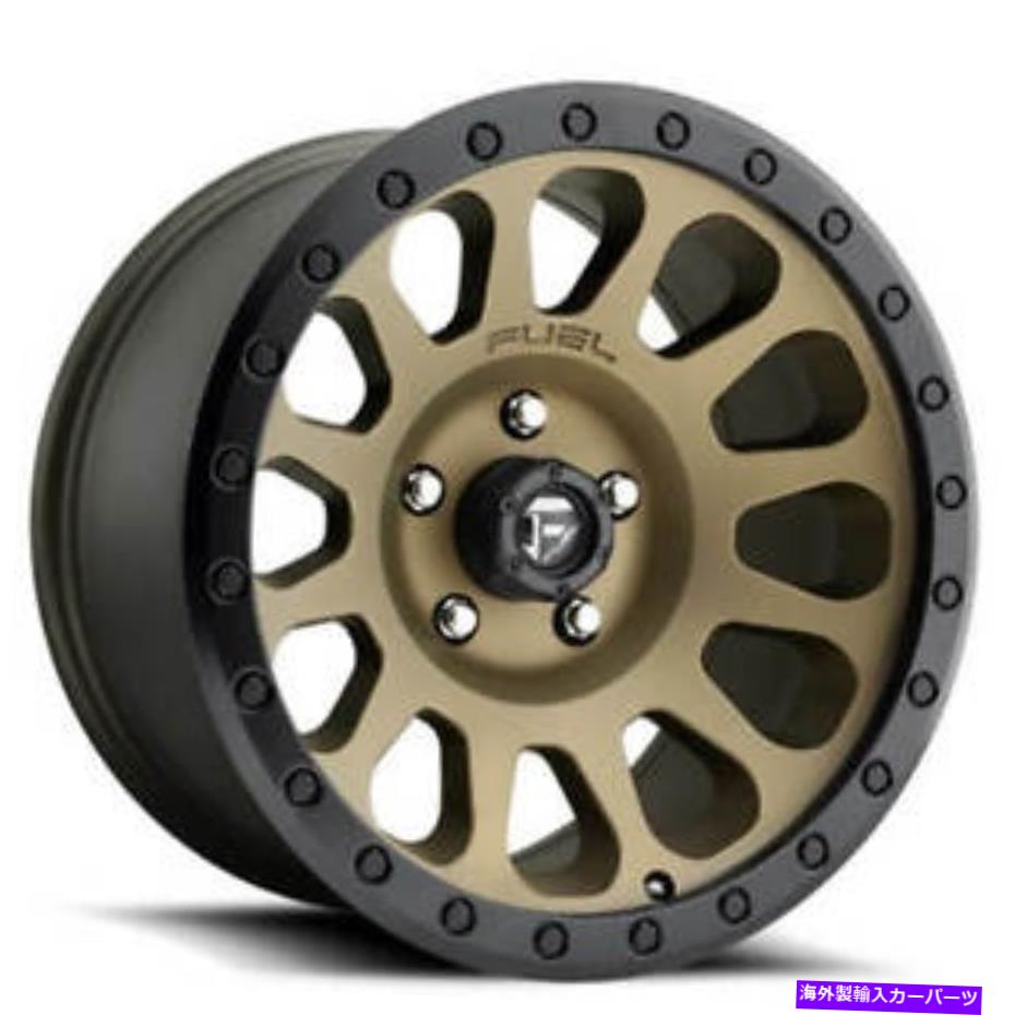 ホイール　４本セット （4）17x8.5燃料ホイールD600ベクターブロンズオフロードリム（B45） (4) 17x8.5 Fuel Wheels D600 Vector Bronze Off Road Rims (B45)【並行輸入品】