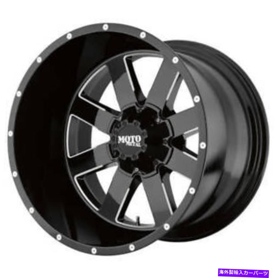 ホイール　４本セット （4）20x12 "Moto Metal Wheels MO962 Black Milled Off Road Rims（B43） (4) 20x12" Moto Metal Wheels MO962 Black Milled Off Road Rims (B43)【並行輸入品】｜Us Custom Parts Shop USDM