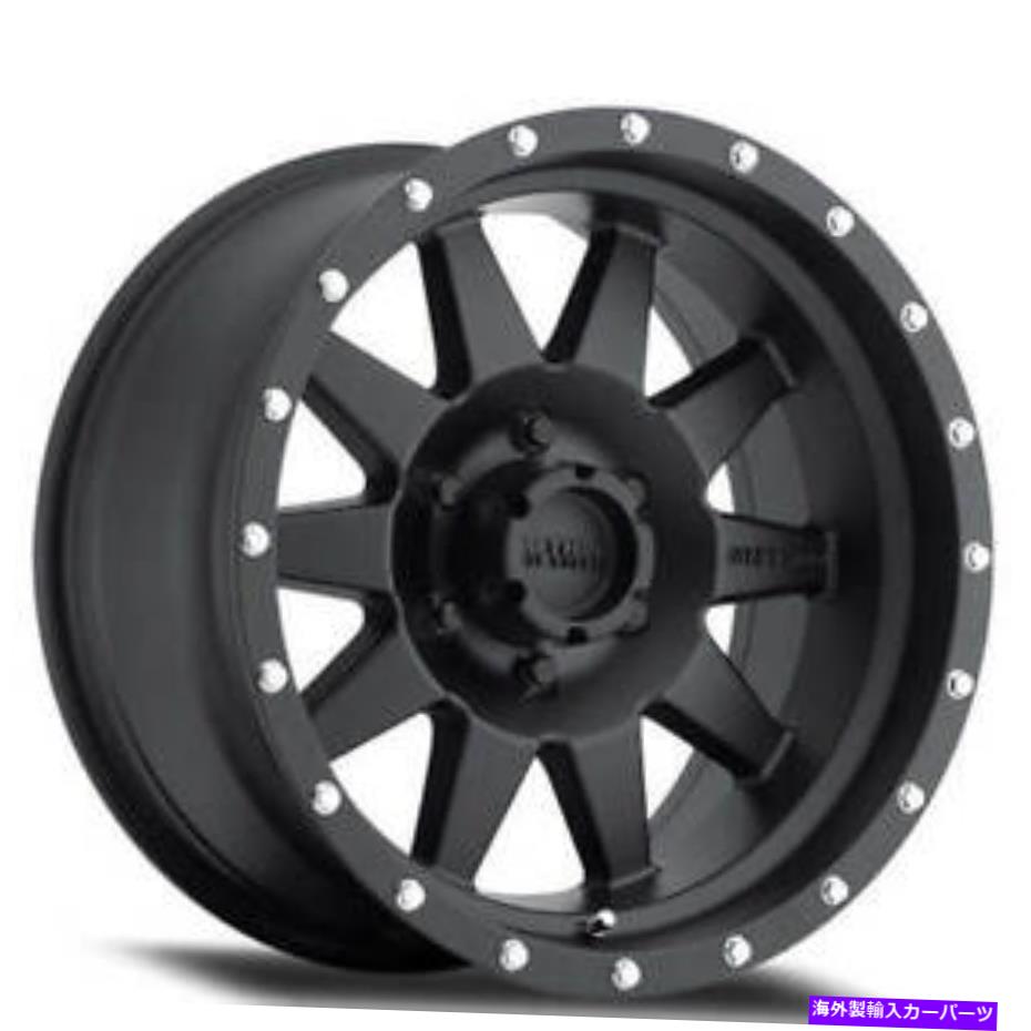 ホイール　４本セット （4）17x9メソッドホイールMR301標準マットブラックオフロードリム（B11） (4) 17x9 Method Wheels MR301 The Standard Matte Black Off Road Rims (B11)【並行輸入品】