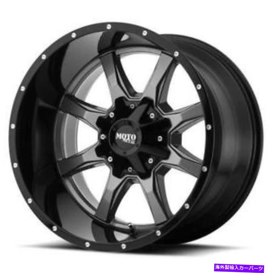 ホイール 4本セット (4)20x12 Moto Metal Wheels Mo970グレーと黒のオフロードリム(B41) (4) 20x12 Moto Metal Wheels MO970 Gray with Black Off Road Rims (B41)【並行輸入品】|Us Custom Parts Shop USDM