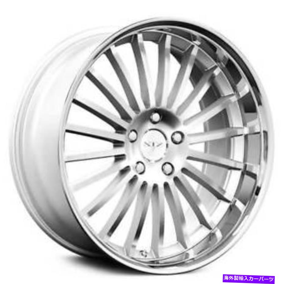 ホイール 4本セット (4)20 "XIXホイールX59シルバーブラシとSSリップリム(B1) (4) 20" XIX Wheels X59 Silver Brushed and SS Lip Rims (B1)【並行輸入品】|Us Custom Parts Shop USDM