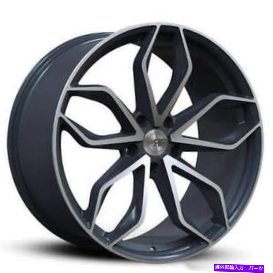 ホイール 4本セット (4)22 "道路力ホイールRF17サテンガンメタル機械加工リム(B4) (4) 22" Road Force Wheels RF17 Satin Gunmetal Machined Rims (B4)【並行輸入品】|Us Custom Parts Shop USDM