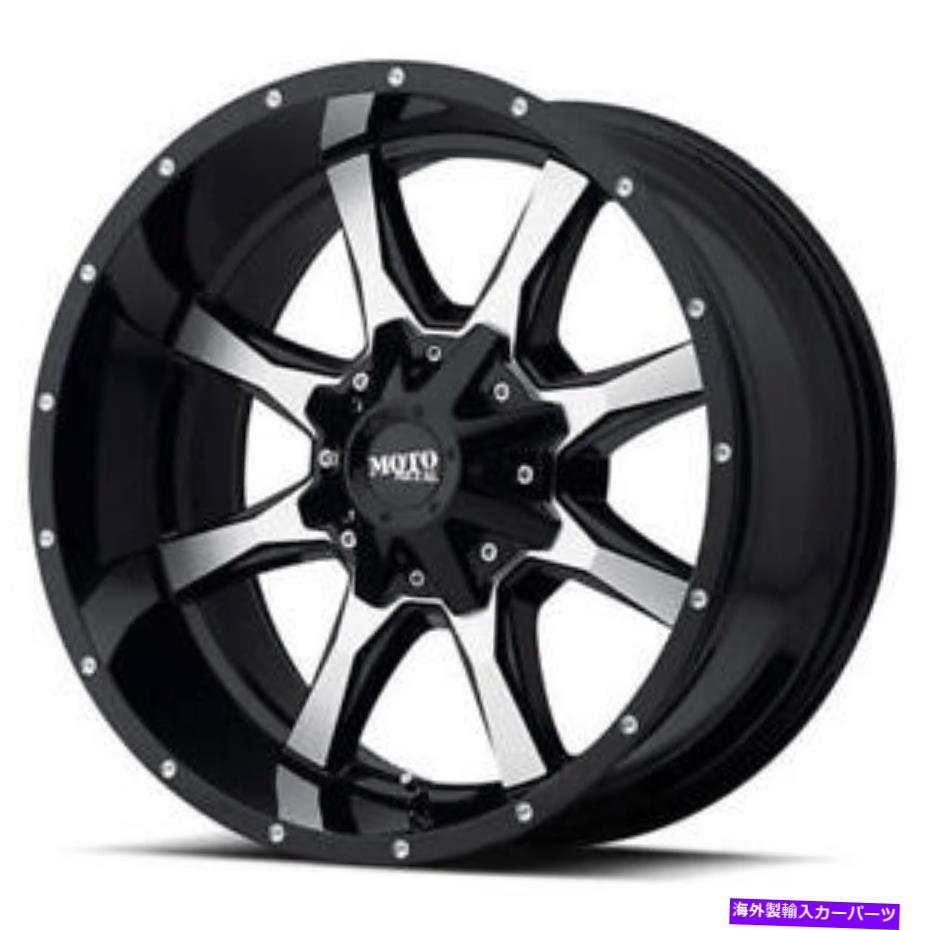 ホイール　４本セット （4）22x12 Moto Metal Wheels MO970グロスブラック機械加工ロードリム（B44） (4) 22x12 Moto Metal Wheels MO970 Gloss Black Machined Off Road Rims (B44)【並行輸入品】｜Us Custom Parts Shop USDM
