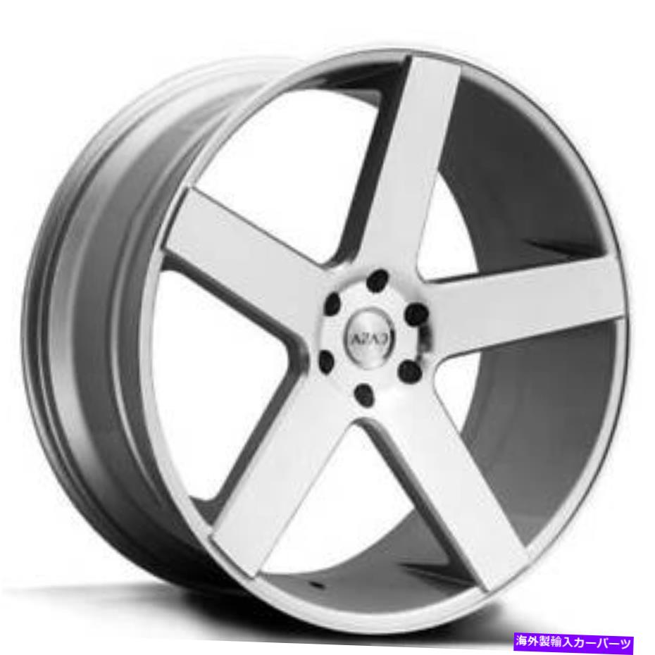 ホイール 4本セット (4)22 "AZADホイールAZ5198銀機械加工リム(B4) (4) 22" Azad Wheels AZ5198 Silver Machined Rims(B4)【並行輸入品】|Us Custom Parts Shop USDM