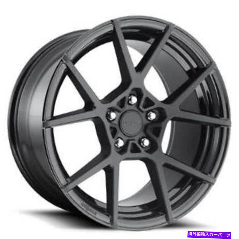 ホイール 4本セット (4)19 "ずらした回転輪輪R139 kpsマットブラックWグロスブラックリム(B41) (4) 19" Staggered Rotiform Wheels R139 KPS Matte Black w Gloss Black Rims (B41)【並行輸入品】|Us Custom Parts Shop USDM