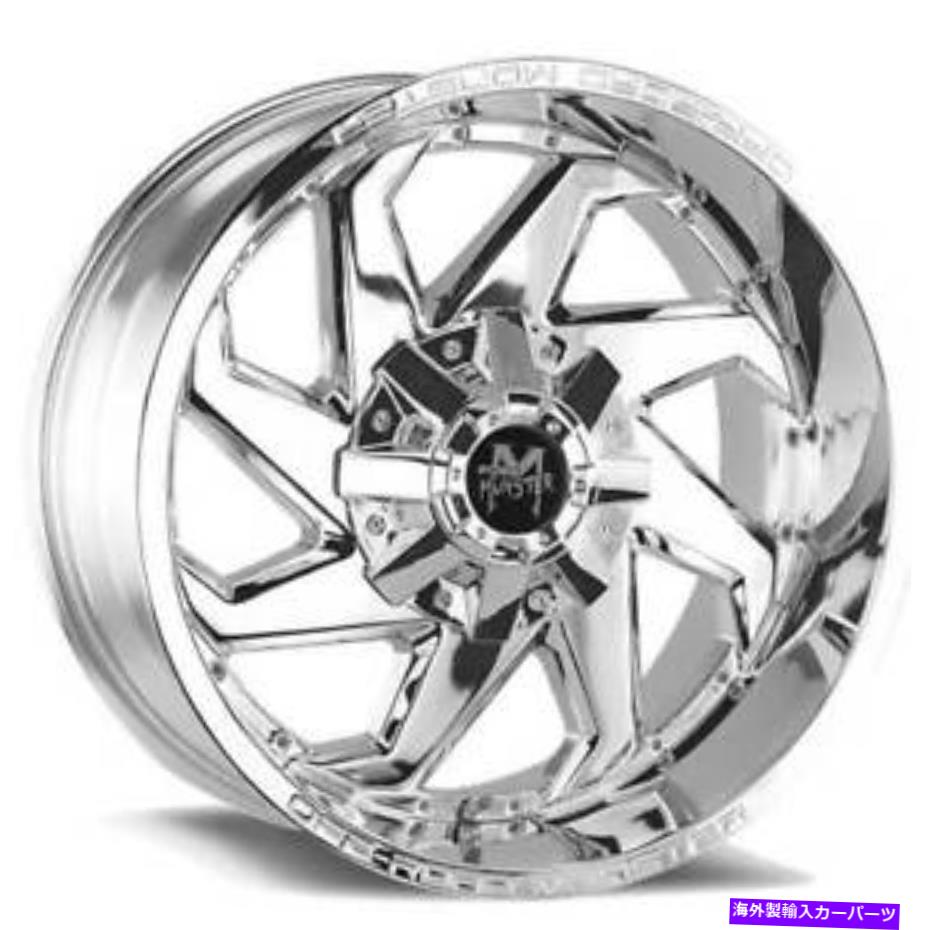 ホイール　４本セット （4）20x12オフロードモンスターホイールM09クロムリム（B41） (4) 20x12 Off Road Monster Wheels M09 Chrome Rims (B41)【並行輸入品】