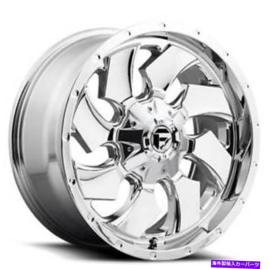 ホイール　４本セット （4）20x9燃料ホイールD573クロームオフロードリム（B46） (4) 20x9 Fuel Wheels D573 Cleaver Chrome Off Road Rims (B46)【並行輸入品】