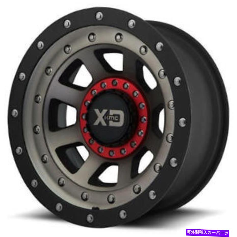 ホイール 4本セット (4)20x9 XDホイールXD137 FMJサテンブラックWダークオフロードリム(B45) (4) 20x9 XD Wheels XD137 FMJ Satin Black w Dark Off Road Rims (B45)【並行輸入品】|Us Custom Parts Shop USDM