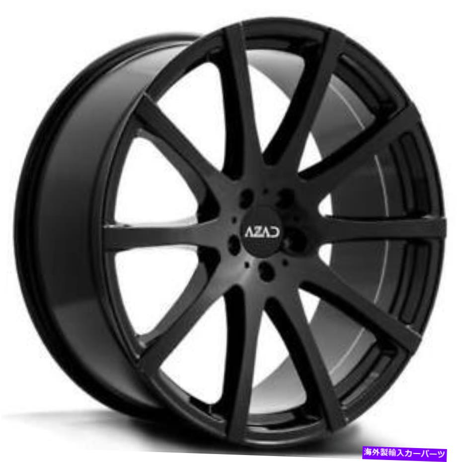 ホイール　４本セット （4）22 "AZADホイールAZ1970グロスブラックリム（B41） (4) 22" Azad Wheels AZ1970 Gloss Black Rims(B41)【並行輸入品】｜Us Custom Parts Shop USDM