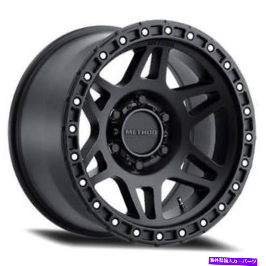 ホイール　４本セット （4）18 "メソッドホイール312マットブラックオフロードリム（B2） (4) 18" Method Wheels 312 Matte Black Off Road Rims(B2)【並行輸入品】｜Us Custom Parts Shop USDM