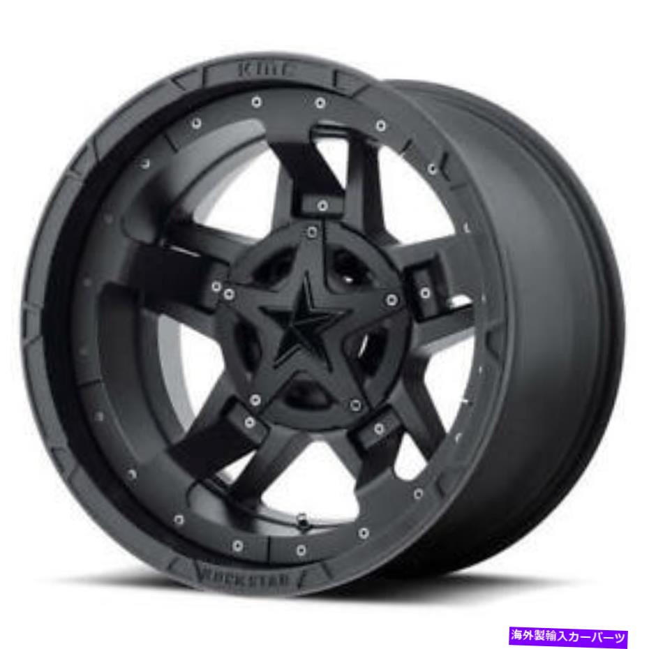 ホイール 4本セット (4)20x9 XDホイールXD827 Rockstar 3マットブラックリム(B43) (4) 20x9 XD Wheels XD827 Rockstar 3 Matte Black Rims (B43)【並行輸入品】|Us Custom Parts Shop USDM