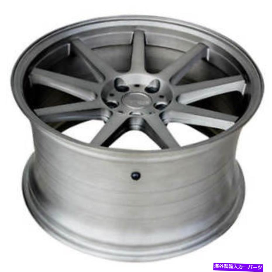 ホイール　４本セット （4）19 "VERDEホイールvff02ブラシ付きパラジウムガンメタルリム（B43） (4) 19" Verde Wheels VFF02 Brushed Palladium Gunmetal Rims(B43)【並行輸入品】｜Us Custom Parts Shop USDM