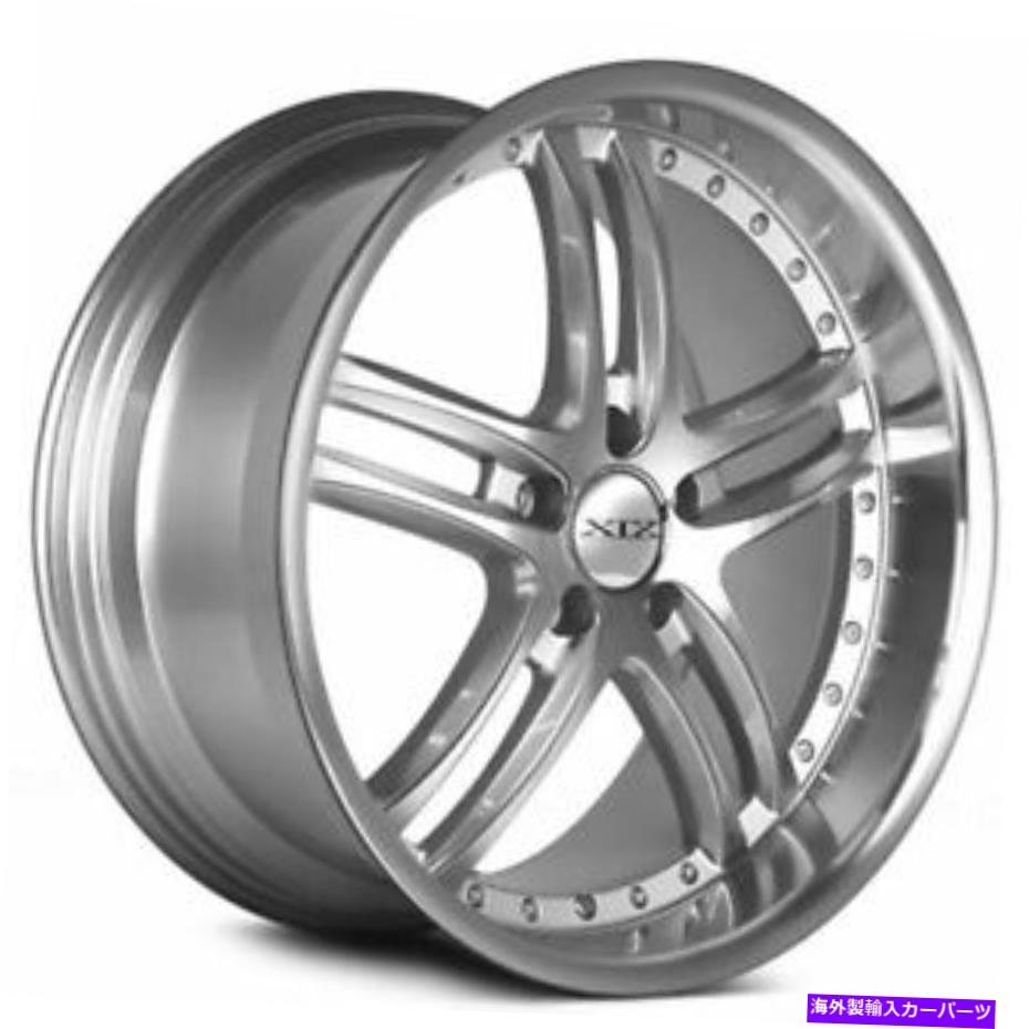 ホイール　４本セット （4）22 "SSリップリム付きの驚異的なXIXホイールX15シルバーマシン（B30） (4) 22" Staggered XIX Wheels X15 Silver Machine with SS Lip Rims (B30)【並行輸入品】｜Us Custom Parts Shop USDM