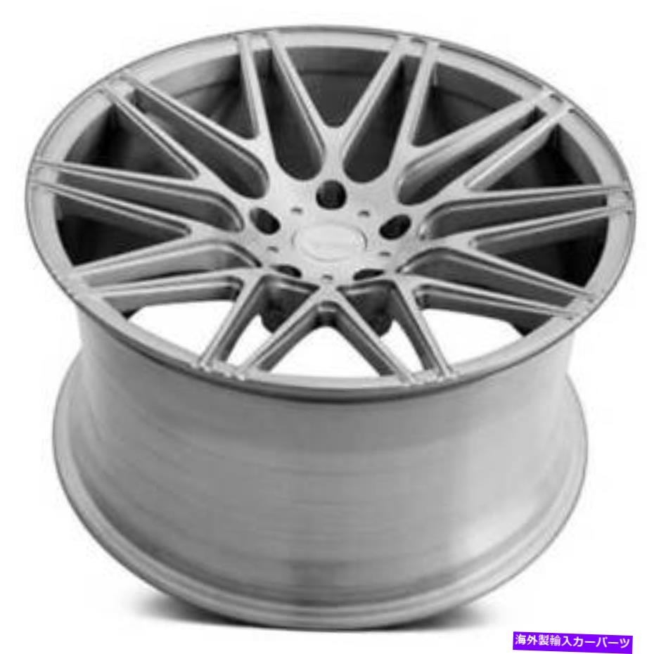 ホイール 4本セット (4)19 "ずらしたヴェルデホイールvff01ブラシ付きアルミニウムリム(B41) (4) 19" Staggered Verde Wheels VFF01 Brushed Aluminum Rims(B41)【並行輸入品】|Us Custom Parts Shop USDM