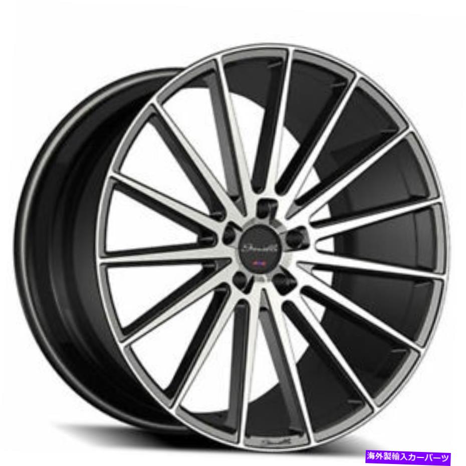 ホイール　４本セット （4）20 "Gianelle Wheels Verdi Black Machied Rims（B42） (4) 20" Gianelle Wheels Verdi Black Machied Rims(B42)【並行輸入品】｜Us Custom Parts Shop USDM
