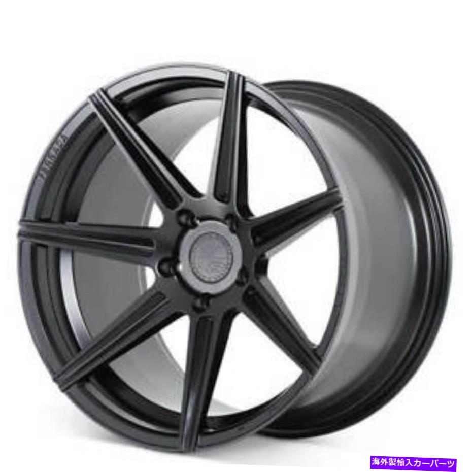ホイール　４本セット （4）20x10.5/20x11.5フェラーダホイールF8-FR7マットブラックリムフィットBMW 5シリーズ（B5） (4) 20x10.5/20x11.5 Ferrada Wheels F8-FR7 Matte Black Rims Fit BMW 5 Series (B5)【並行輸入品】