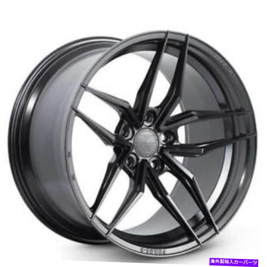 ホイール　４本セット （4）20x11/20x12 Staggered Ferrada Wheels F8-FR5マットブラックリム（B32） (4) 20x11/20x12 Staggered Ferrada Wheels F8-FR5 Matte Black Rims(B32)【並行輸入品】