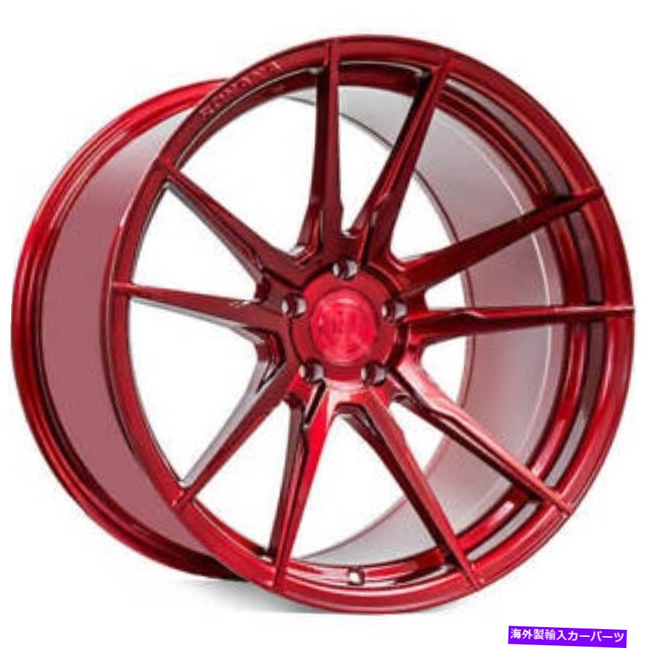 ホイール 4本セット (4)20 "ずらしたRohanaWheels RFX2グロスレッドリム(B11) (4) 20" Staggered Rohana Wheels RFX2 Gloss Red Rims (B11)【並行輸入品】|Us Custom Parts Shop USDM