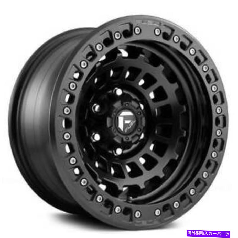 ホイール 4本セット (4)17 "燃料ホイールD101ゼファービードロックマットブラックオフロードリム(B47) (4) 17" Fuel Wheels D101 Zephyr Beadlock Matte Black Off Road Rims (B47)【並行輸入品】|Us Custom Parts Shop USDM