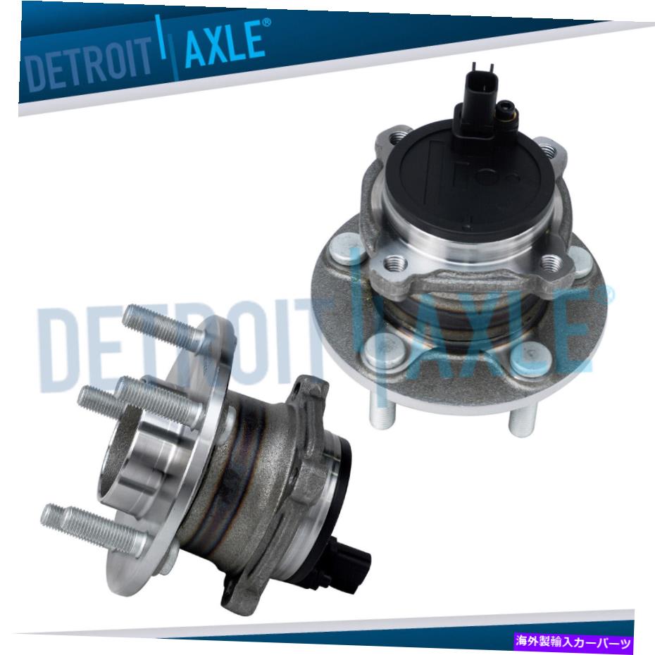 Wheel Hub Bearing FWDペアリアホイールベアリング＆ハブ2005 2006 2007 2008-2011ボルボS40 V50 FWD Pair REAR Wheel Bearing & Hub for 2005 2006 2007 2008-2011 Volvo S40 V50【並行輸入品】