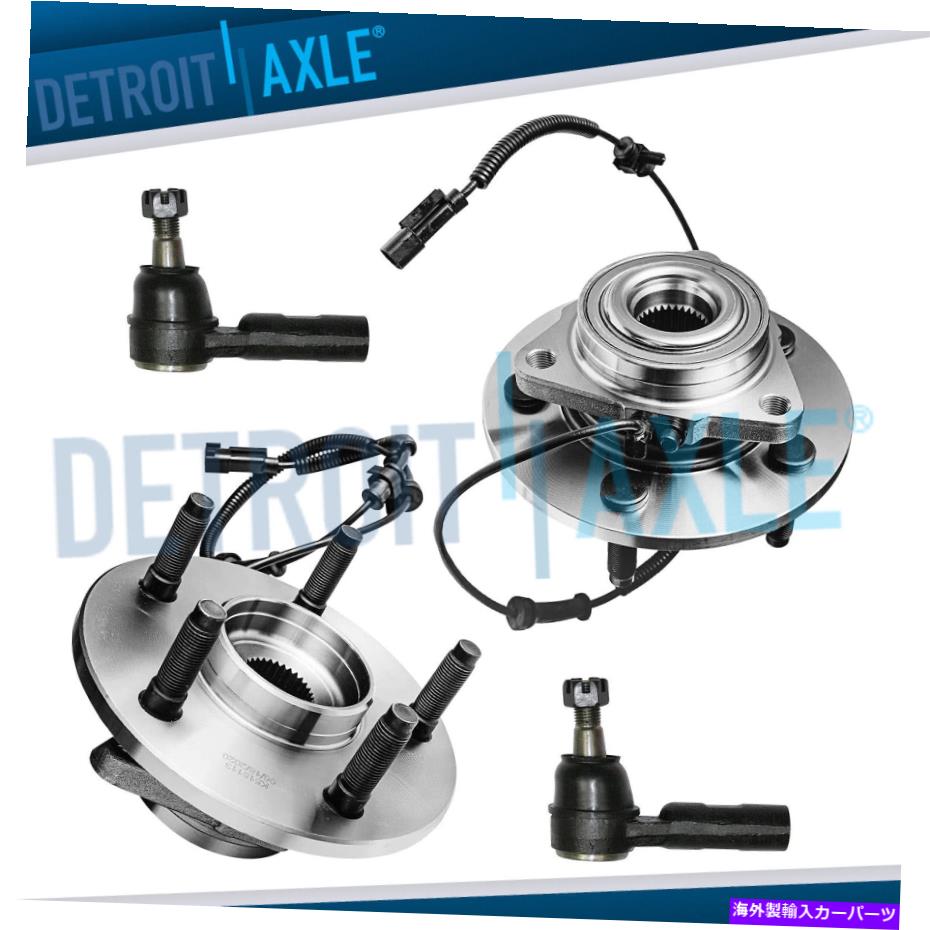 Wheel Hub Bearing 5ラグの前輪ハブ＆ベアリングティエロッド06-08ダッジラム1500 W/ABSアセンブリ 5 LUGS Front Wheel Hub & Bearing Tierods for 06-08 Dodge Ram 1500 w/ABS Assembly【並行輸入品】