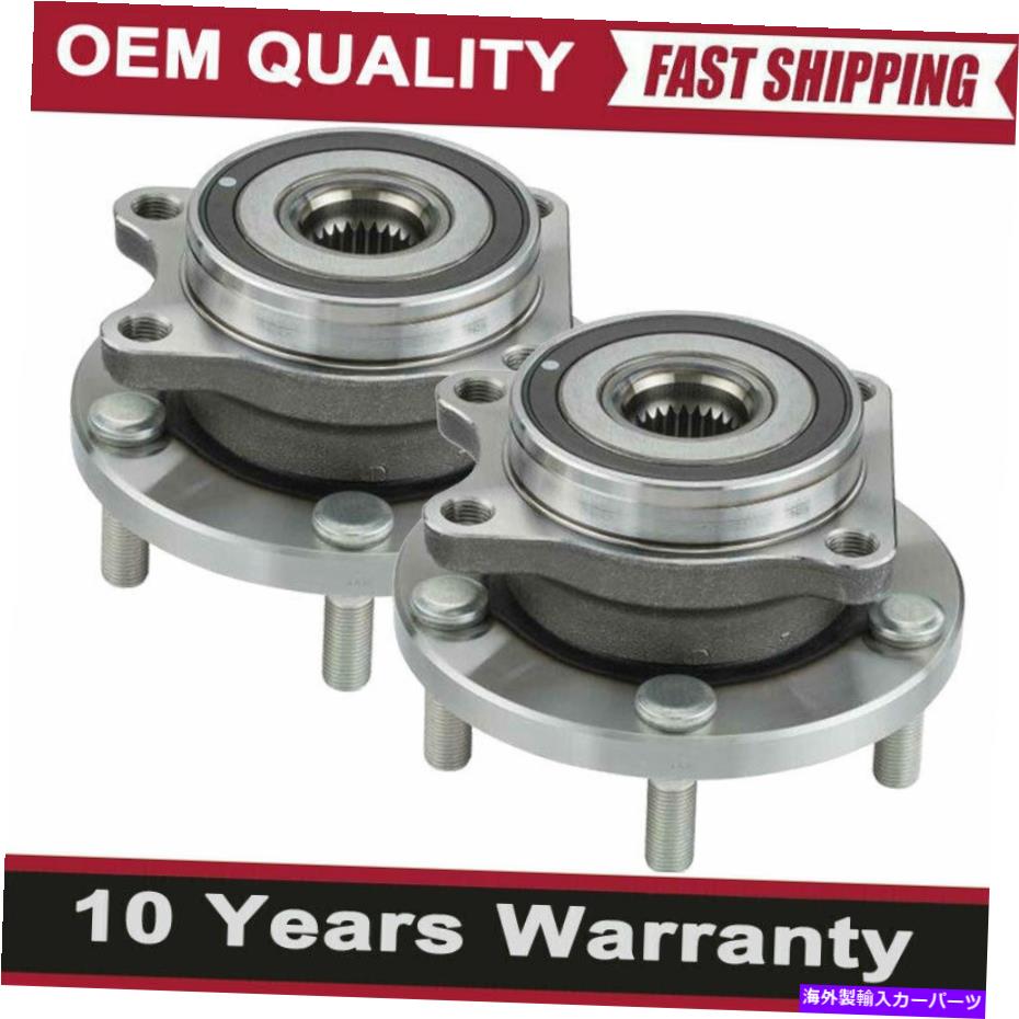 Wheel Hub Bearing ペア（2）2016年2017-2019 Subaru Impreza WRX STI WRXの前輪ベアリングとハブ Pair (2) Front Wheel Bearing & Hub For 2016 2017-2019 Subaru Impreza WRX STI WRX【並行輸入品】