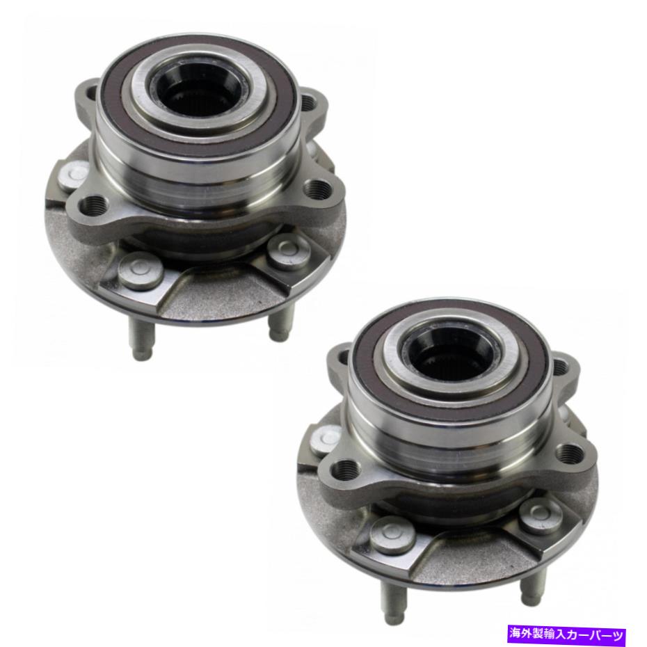 Wheel Hub Bearing TRQ Ford Explorer用のTRQフロントまたはハブアセンブリLHまたはRHペア TRQ Front or Rear Wheel Bearing & Hub Assembly LH or RH Pair for Ford Explorer【並行輸入品】