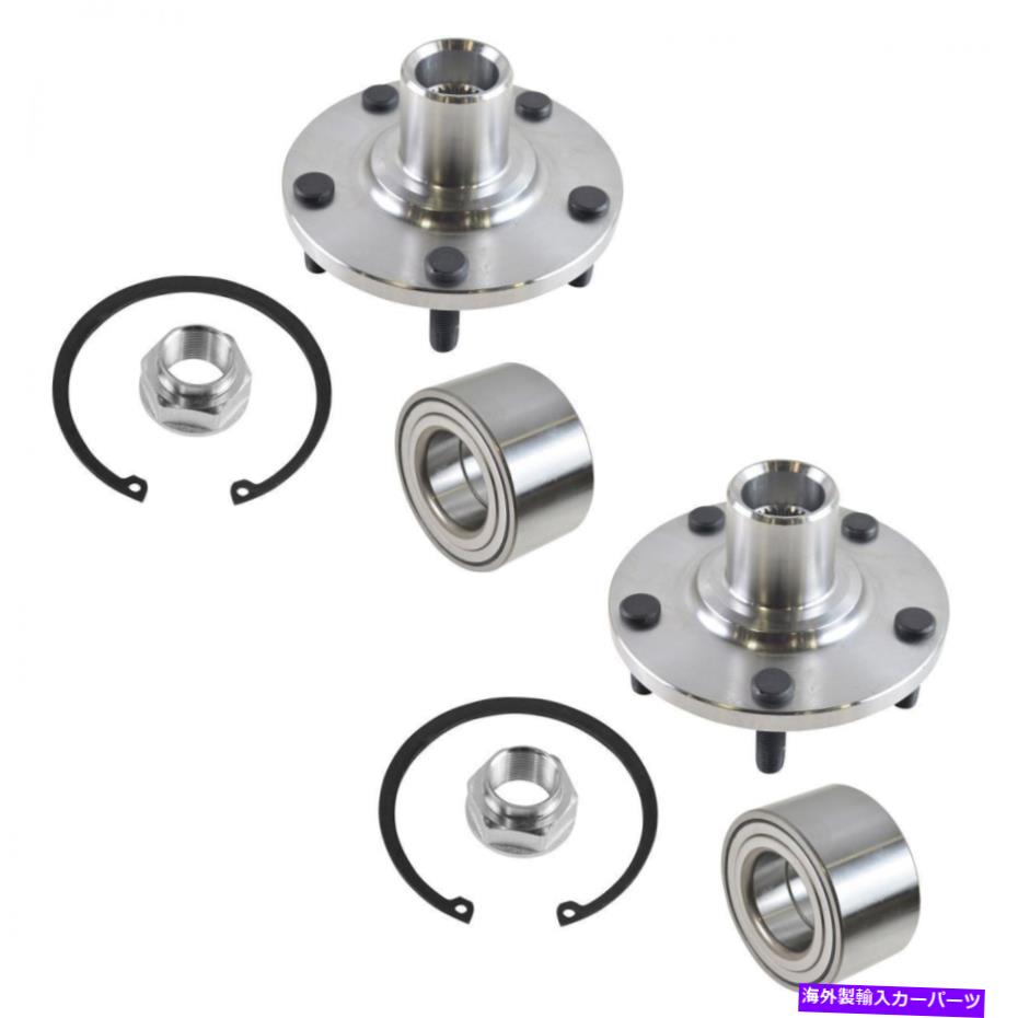Wheel Hub Bearing ペア：2つの前輪ハブとベアリングキットフィット2012-2016ホンダCR-V AWDのみ Pair: 2 Front Wheel Hub and Bearing Kits Fit 2012-2016 Honda CR-V AWD Only【並行輸入品】
