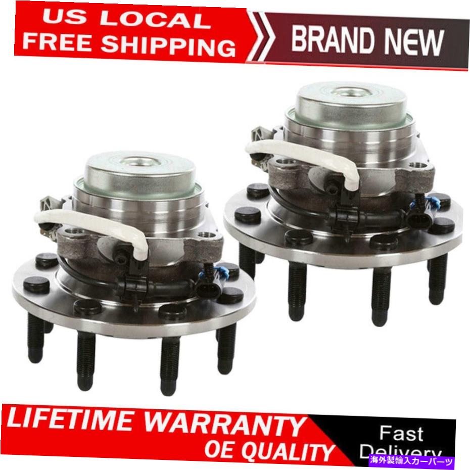 Wheel Hub Bearing 2009-2015シボレーエクスプレス4500 3500 515059の2xフロントホイブベアリングアセンブリ 2x Front Wheel Hub Bearing Assembly For 2009-2015 Chevy Express 4500 3500 515059【並行輸入品】
