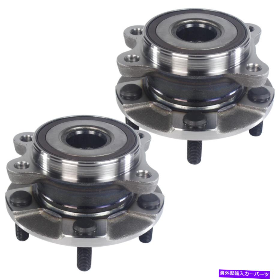 Wheel Hub Bearing ペアティムケンフロントホイールベアリングハブ06-2012トヨタラブ4ミライシオンTC 5ラグ Pair Timken Front Wheel Bearing Hub For 06-2012 Toyota RAV4 Mirai Scion TC 5 Lug【並行輸入品】