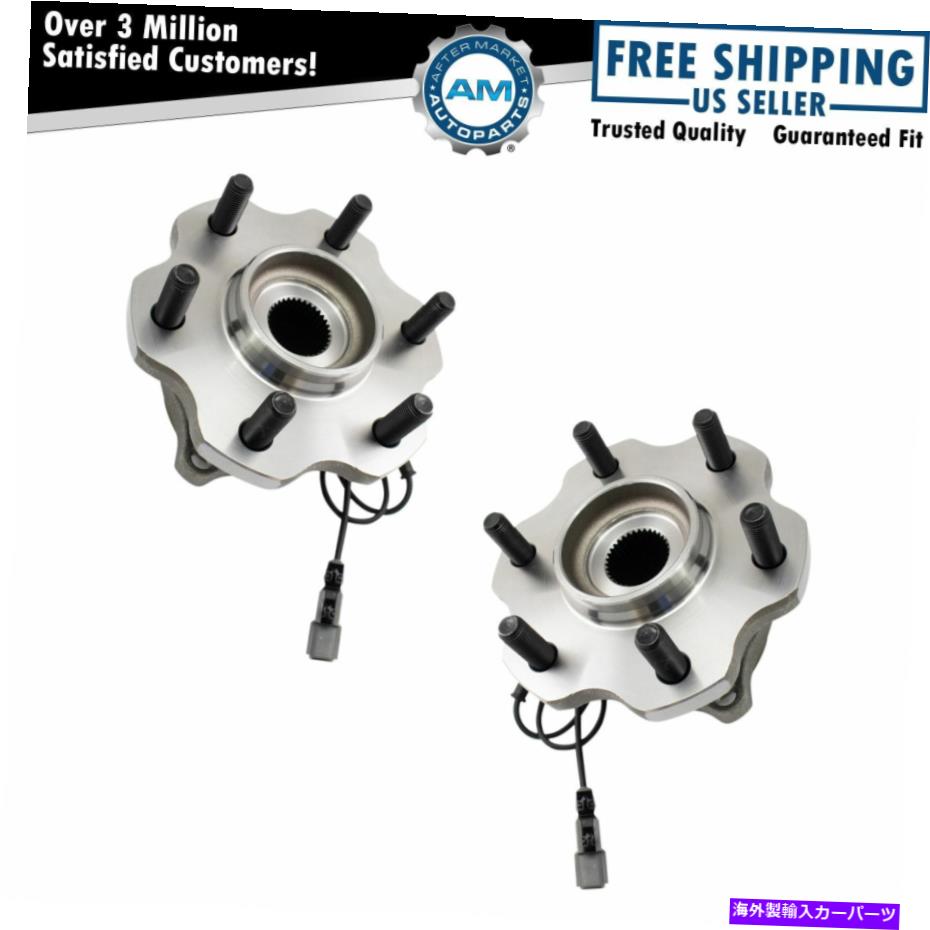 Wheel Hub Bearing アルマダQX80の後輪ベアリングとハブアセンブリペアLH＆RHサイド Rear Wheel Bearing & Hub Assembly Pair LH & RH Sides for Armada QX80【並行輸入品】