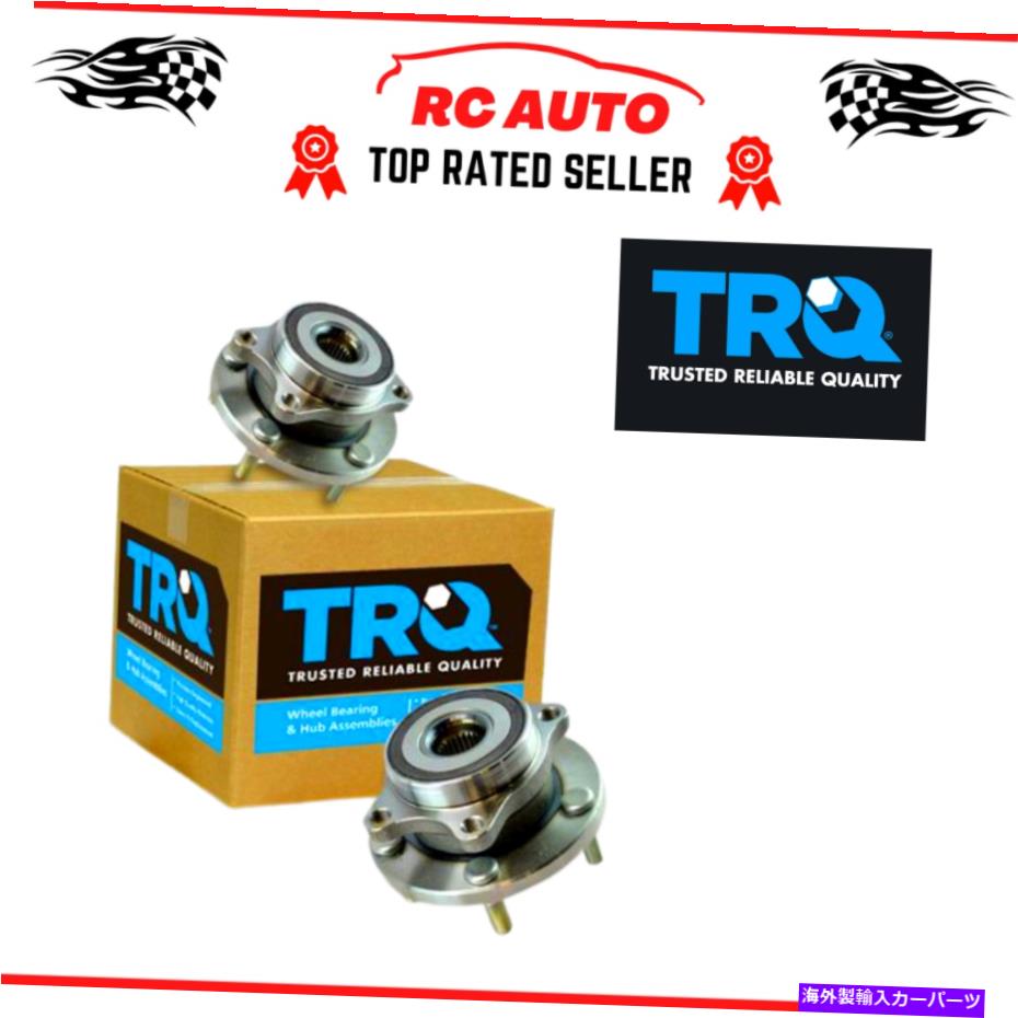 Wheel Hub Bearing TRQホイールベアリング＆ハブアセンブリフロントLH RHペアフィット04-14スバルWRX STI TRQ Wheel Bearing & Hub Assembly Front LH RH Pair Fits 04-14 Subaru WRX STI【並行輸入品】