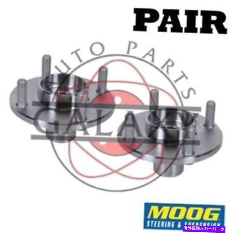 Wheel Hub Bearing フォードフォーカスのための新しい交換用フロントホールベアリングペア00-11 Moog New Replacement Front Wheel Hub Bearings Pair For Ford Focus 00-11【並行輸入品】