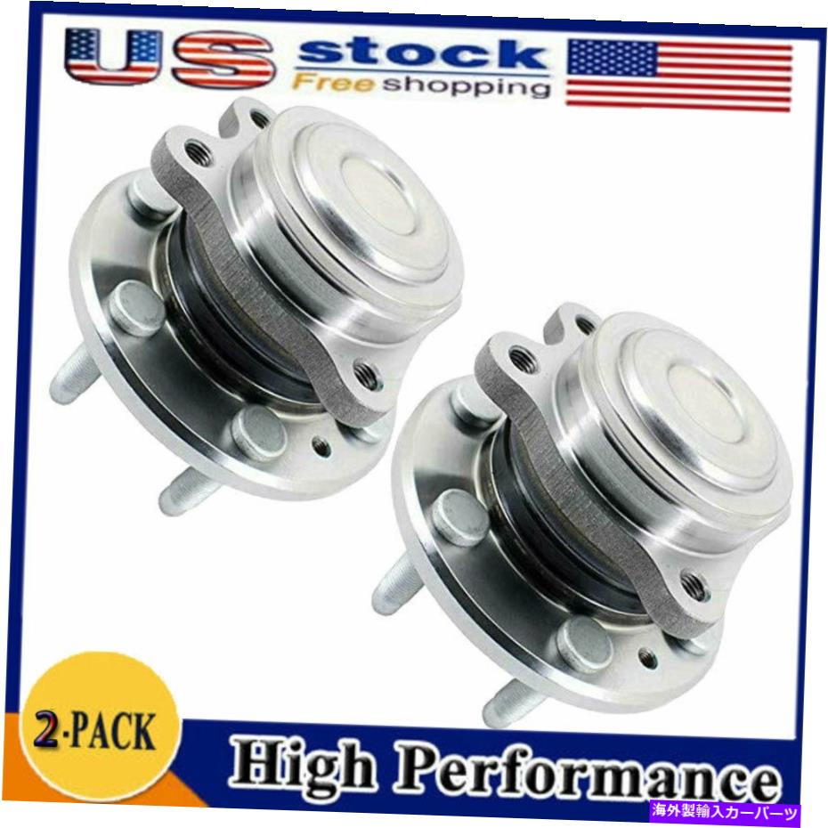 Wheel Hub Bearing GMCキャニオンシボレー515168 RWD 6lugs用のペアフロントホイールベアリングとハブ Pair Front Wheel Bearing & Hub For GMC Canyon Chevrolet 515168 RWD 6Lugs【並行輸入品】