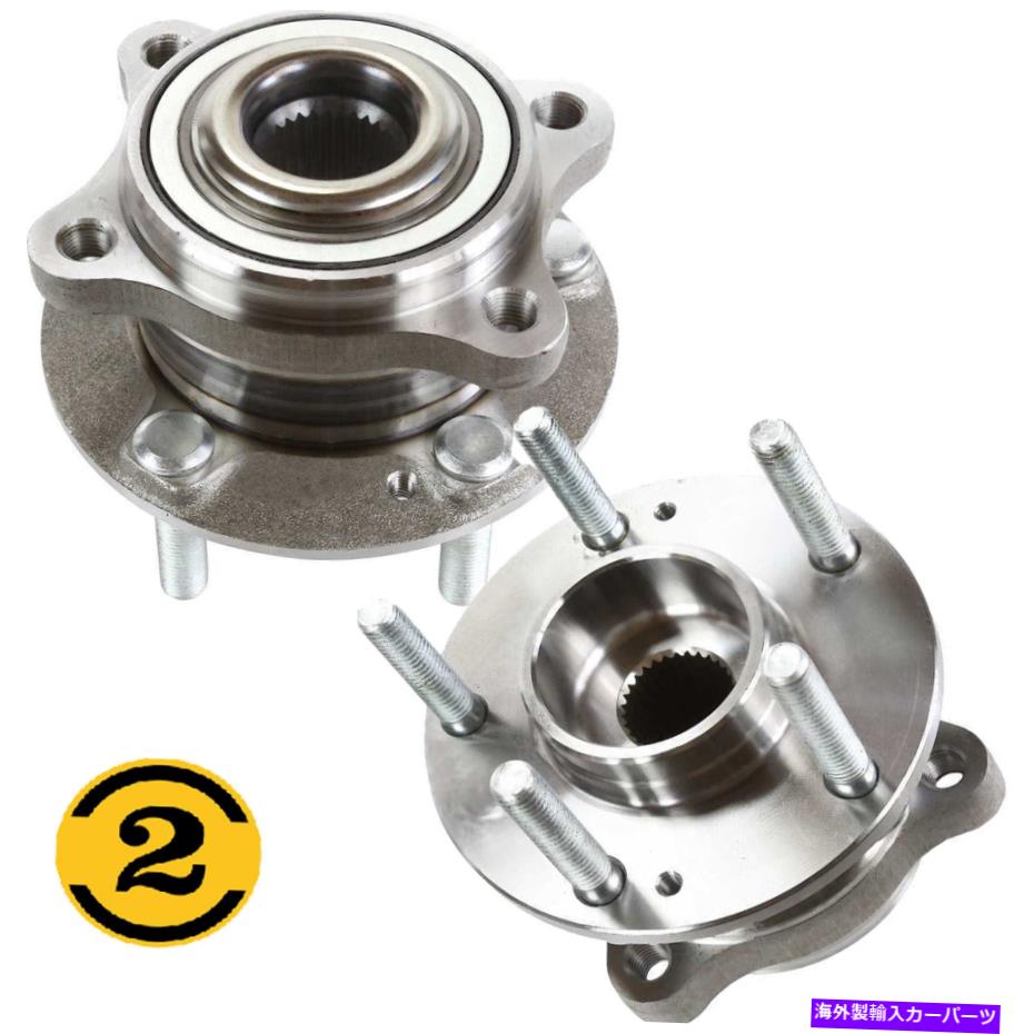 Wheel Hub Bearing 2 2008年から2011年のSanta Fe Veracruz U4の2ムーグAWD後輪のハブとベアリング 2 MOOG AWD Rear Wheel Hub and Bearing For 2008-2011 Santa Fe Veracruz U4【並行輸入品】