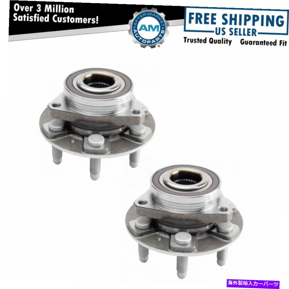 Wheel Hub Bearing GMトラックSUV用のフロントホイールまたはハブアセンブリLH RHペア Front or Rear Wheel Bearing & Hub Assembly LH RH Pair for GM Truck SUV【並行輸入品】