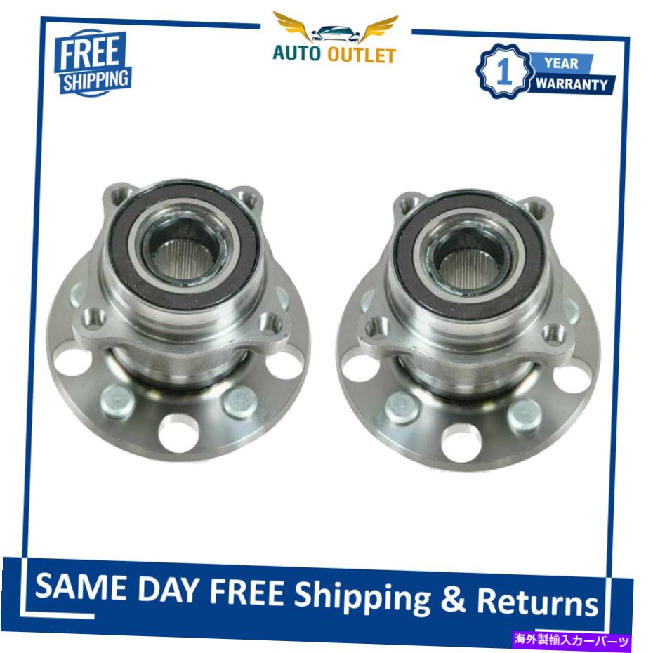 Wheel Hub Bearing 06-13レクサスIS350 GS350 GS430の新しい後輪ハブ＆ベアリングペアキットLH＆RH New Rear Wheel Hub & Bearing Pair Kit LH & RH for 06-13 Lexus IS350 GS350 GS430【並行輸入品】