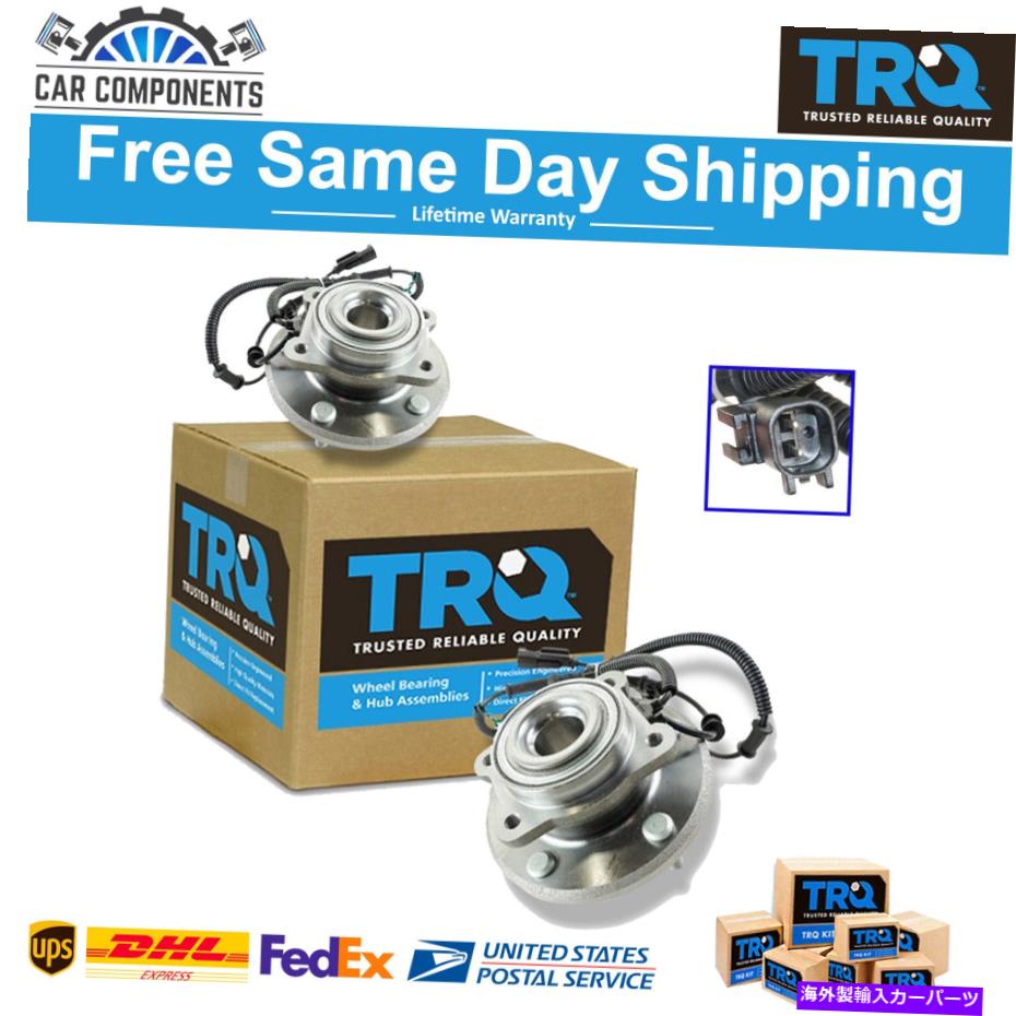 Wheel Hub Bearing 2008-2011のTRQ新しい後輪ベアリング＆ハブアセンブリセットChrysler Dodge VW TRQ New Rear Wheel Bearing & Hub Assembly Set For 2008-2011 Chrysler Dodge VW【並行輸入品】