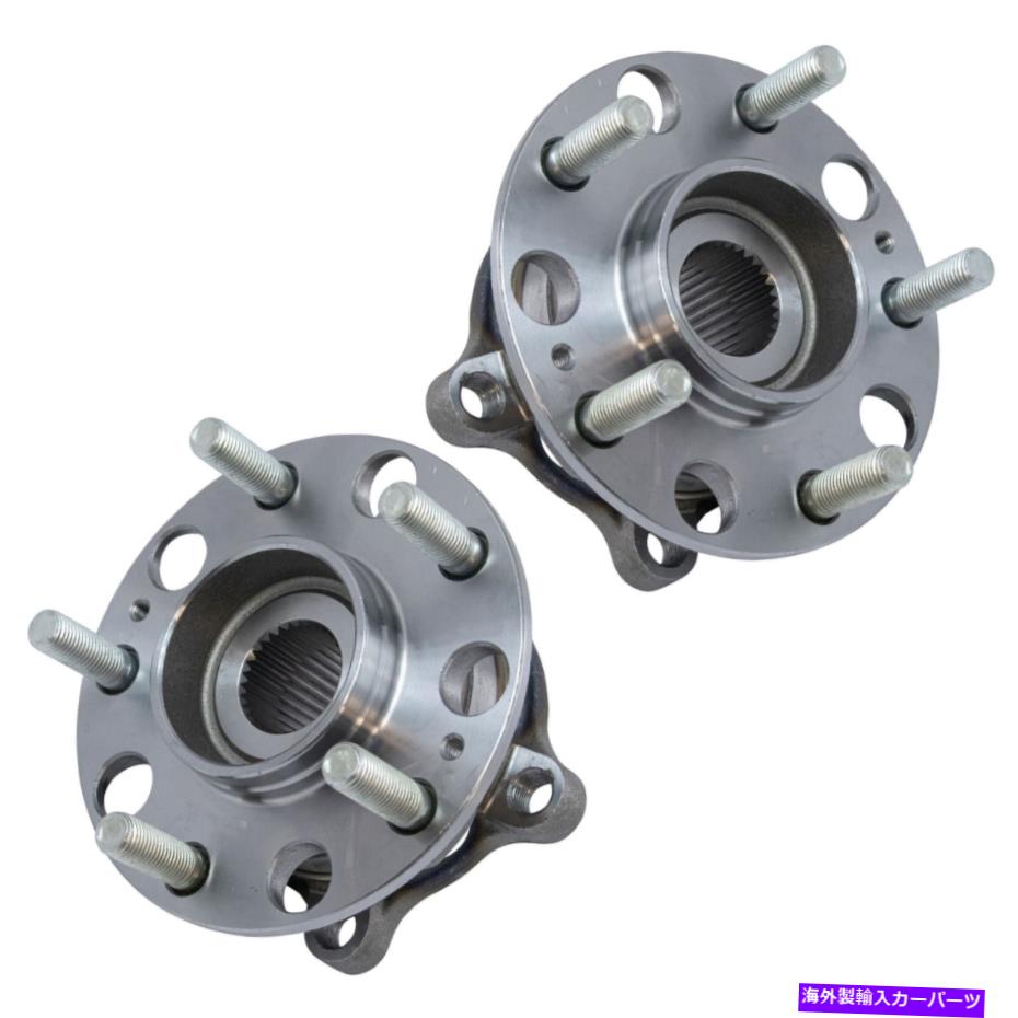 Wheel Hub Bearing エクウスジェネシスK900の後輪ベアリングとハブアセンブリペアLH＆RHサイド Rear Wheel Bearing & Hub Assembly Pair LH & RH Sides for Equus Genesis K900【並行輸入品】