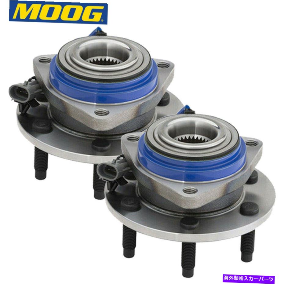 Wheel Hub Bearing シボレー用のフロントホイールベアリングハブセットアップランダービュイック土星リレーT4 MOOG Front Wheel Bearing Hub Set For Chevy Uplander Buick Saturn Relay T4【並行輸入品】