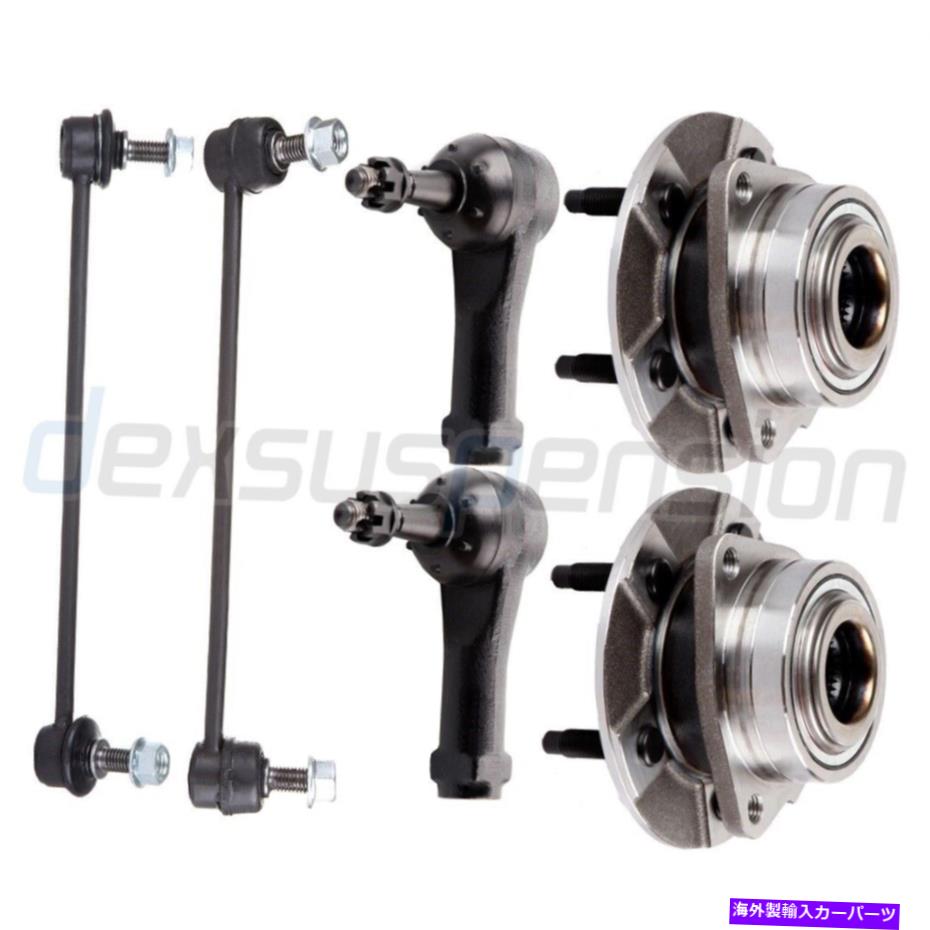 Wheel Hub Bearing シボレーのための6x equinoxポンティアックトレント土星vueフロントスウェイバータイロッドエンド 6x For Chevrolet Equinox Pontiac Torrent Saturn Vue Front Sway Bar Tie Rod End【並行輸入品】