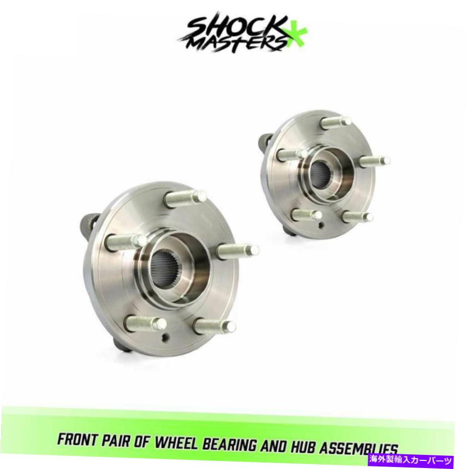 Wheel Hub Bearing 2010年から2015年のフォードトーラスのフロントペアホイールベアリングとハブアセンブリ Front Pair Wheel Bearing & Hub Assembly For 2010-2015 Ford Taurus【並行輸入品】