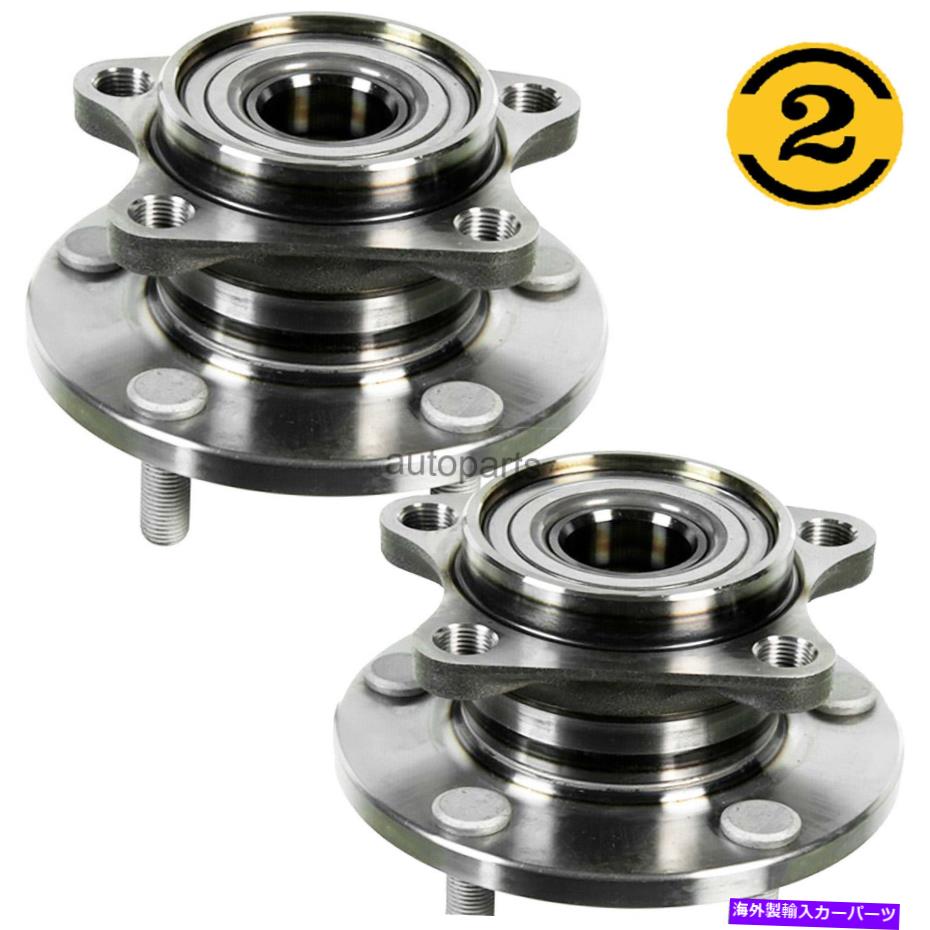 Wheel Hub Bearing 2PC後輪ハブベアリングAssy 512449 2007-2017 2015 Mazda CX -9 AWD 17 2PC Rear Wheel Hub Bearing assy 512449 For 2007 -2017 2015 Mazda CX-9 AWD 17【並行輸入品】