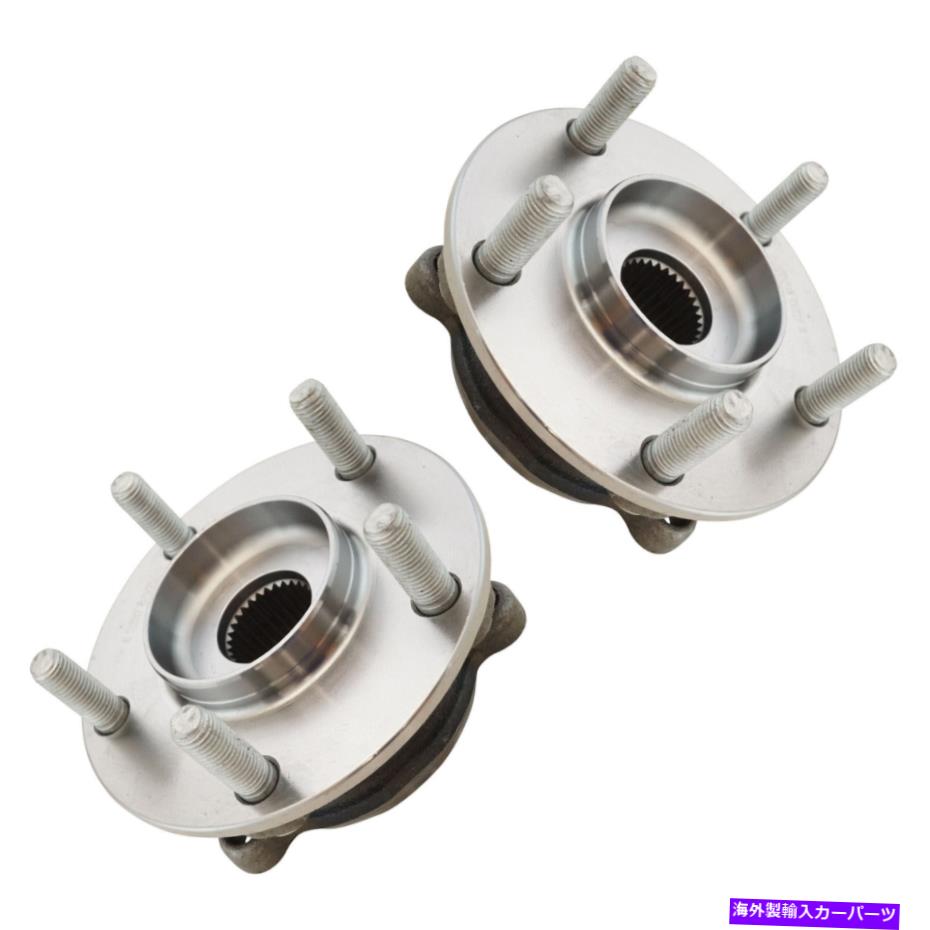 Wheel Hub Bearing TRQフロントホイールベアリング＆ハブアセンブリLH RHキットペアセット2マツダ6 CX-5 TRQ Front Wheel Bearing & Hub Assembly LH RH Kit Pair Set of 2 for Mazda 6 CX-5【並行輸入品】