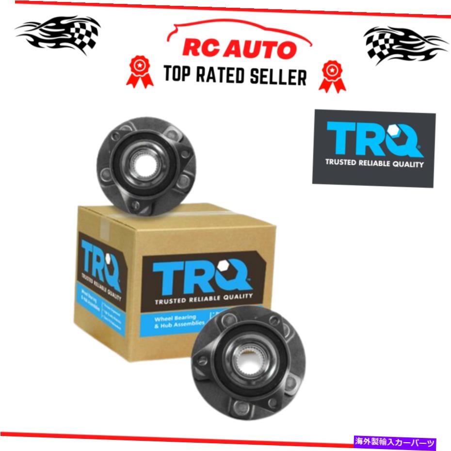 Wheel Hub Bearing TRQホイールベアリング&ハブアセンブリフロントペアセットシボレーカマロキャデラックCTS TRQ Wheel Bearing & Hub Assembly Front Pair Set Fits Chevy Camaro Cadillac CTS【並行輸入品】