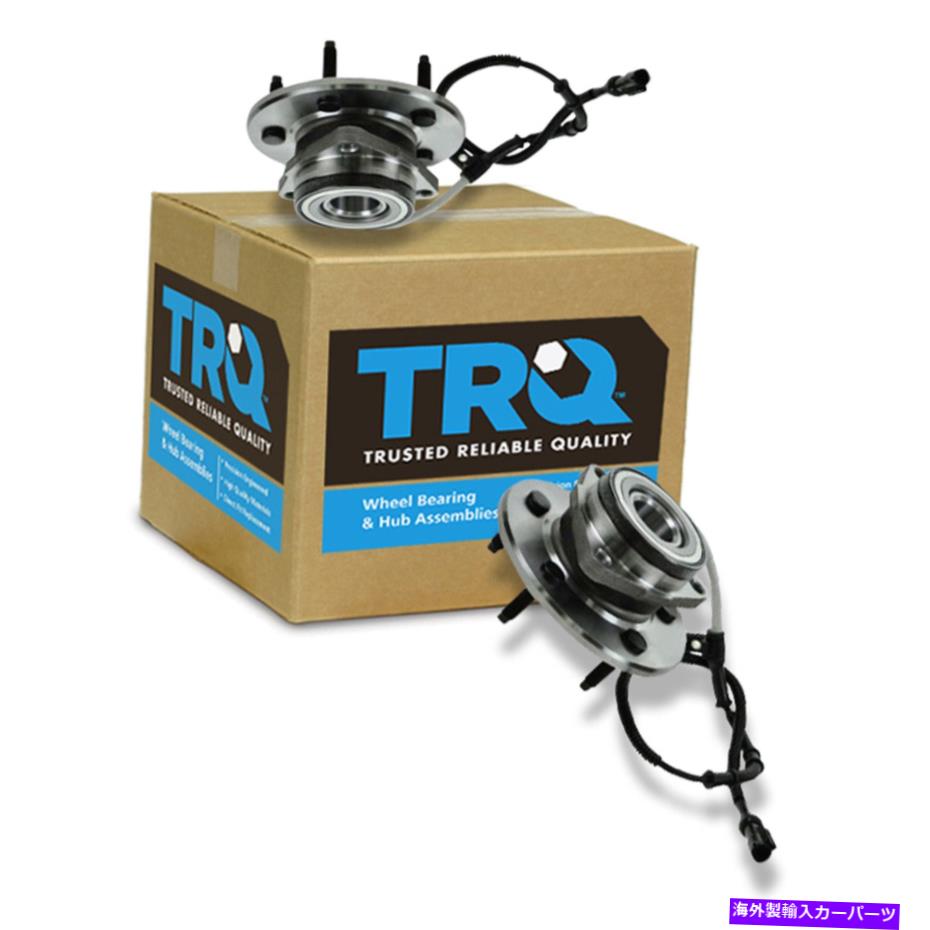 Wheel Hub Bearing TRQホイールベアリング＆ハブフロントLH RHペア97-00フォードF150トラック4WD W/ ABS TRQ Wheel Bearing & Hub Front LH RH Pair for 97-00 Ford F150 Truck 4WD w/ ABS【並行輸入品】