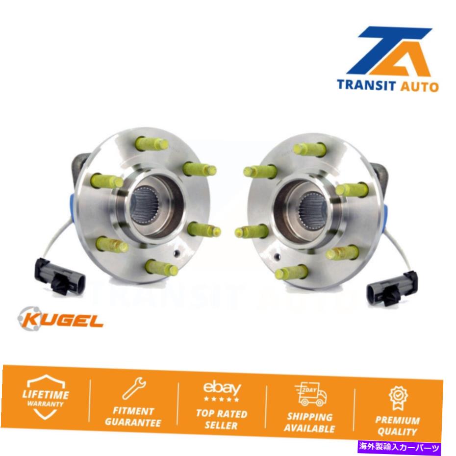 Wheel Hub Bearing 2004年から2009年のフロントホイールベアリングとハブアセンブリペアCadillac SRX AWD Front Wheel Bearing And Hub Assembly Pair For 2004-2009 Cadillac SRX AWD【並行輸入品】