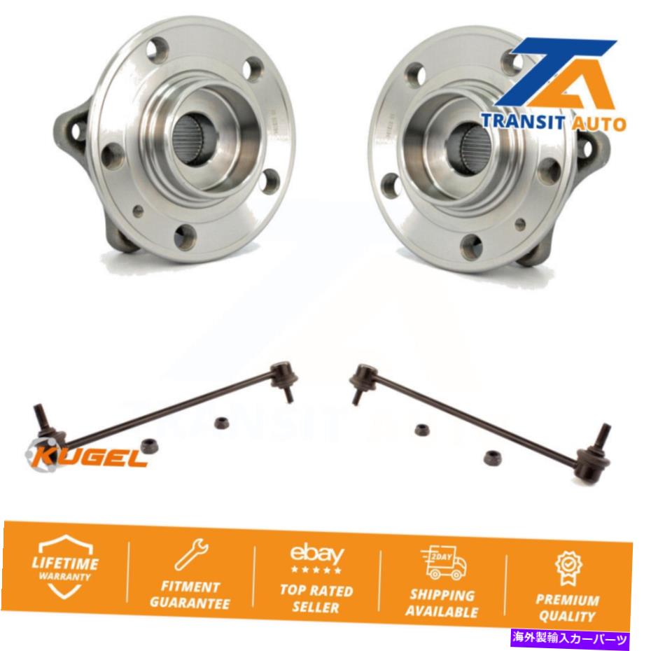 Wheel Hub Bearing ボルボS60 V70 XC70 S80用のフロントハブベアリングアセンブリとリンクキット Front Hub Bearing Assembly And Link Kit For Volvo S60 V70 XC70 S80【並行輸入品】