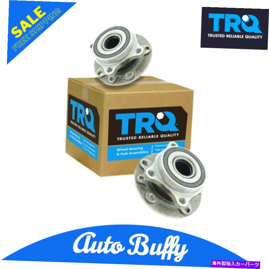 Wheel Hub Bearing TRQフロントホイールベアリング＆ハブアセンブリセット2ペアのフィットクライスラー200ダッジ TRQ Front Wheel Bearing & Hub Assembly Set of 2 Pair Fits Chrysler 200 Dodge【並行輸入品】