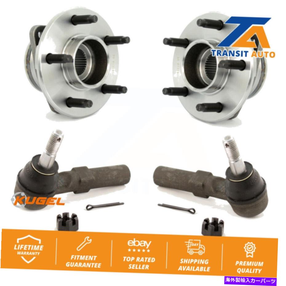 Wheel Hub Bearing 土星vueシボレーequinoxポンティアック用のフロントホイールベアリングとタイロッドエンドキット Front Wheel Bearing And Tie Rod End Kit For Saturn Vue Chevrolet Equinox Pontiac【並行輸入品】